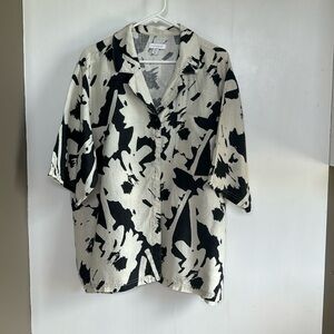 Topshop 100% Linen oversized shirt